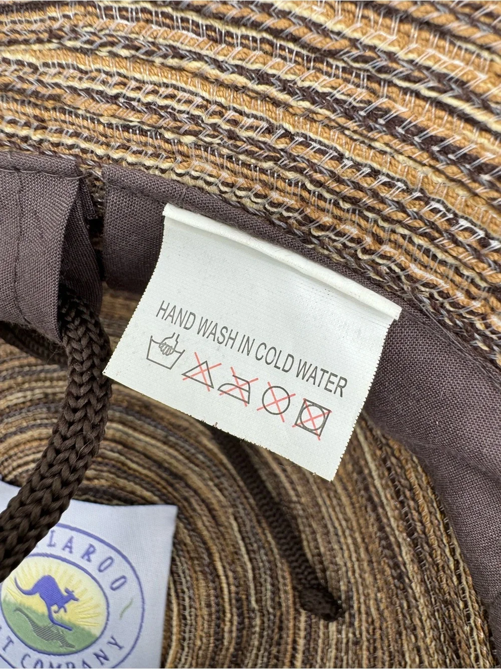 Wallaroo Hat Company Sydney sun hat Brown NWT